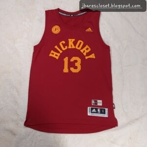 Adidas | Men's Hickory Pacers Swingman #13 George Jersey Size S length +…